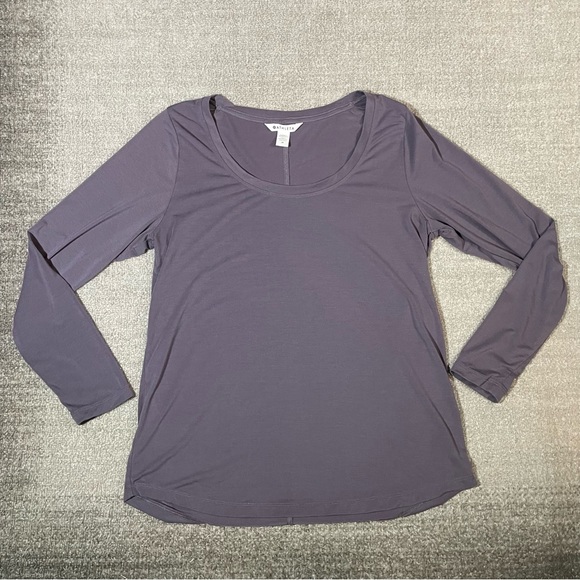 Athleta Tops - Athleta Stratus II Long Sleeve Purple Shirt